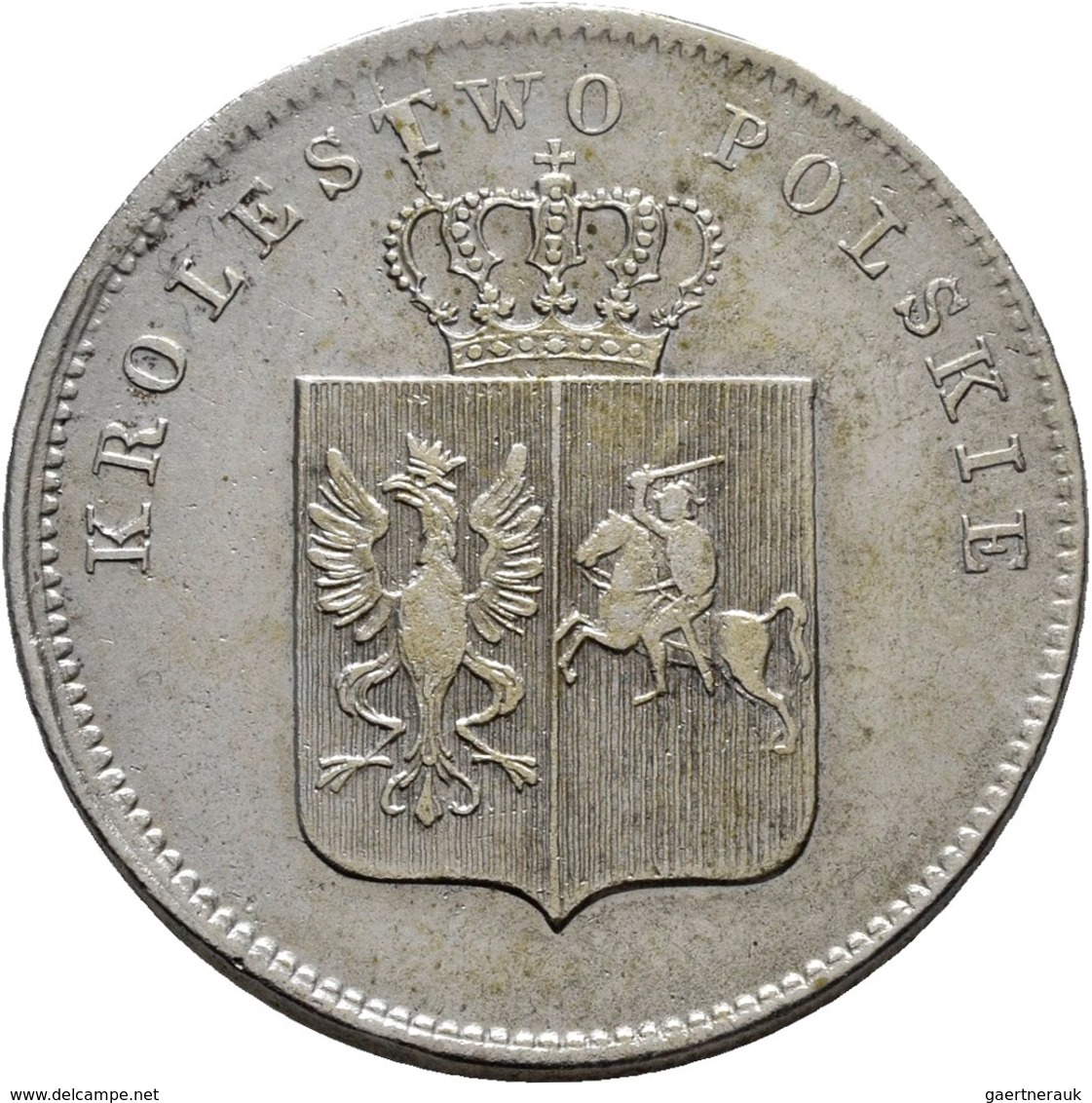 Polen: 2 Zloty 1831, Warschau, Gumowski 2538, Kopicki 2748, Kl. Kratzer, Fast Vorzüglich. - Polen