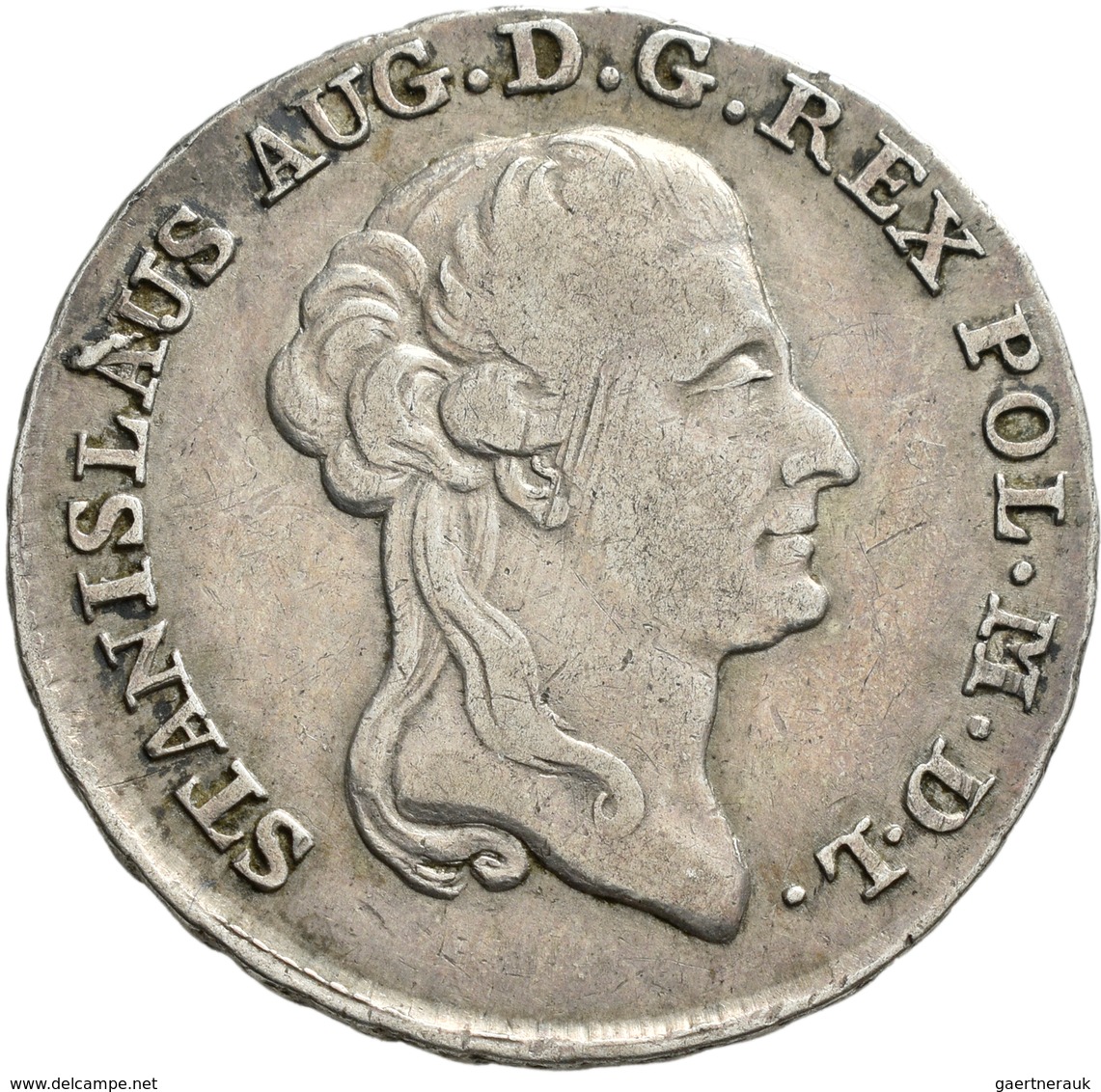 Polen: Königreich, Stanislaus August 1764-1795: 2 Zlote / 8 Groszy (Doppelgulden / 8 Silbergroschen) - Pologne