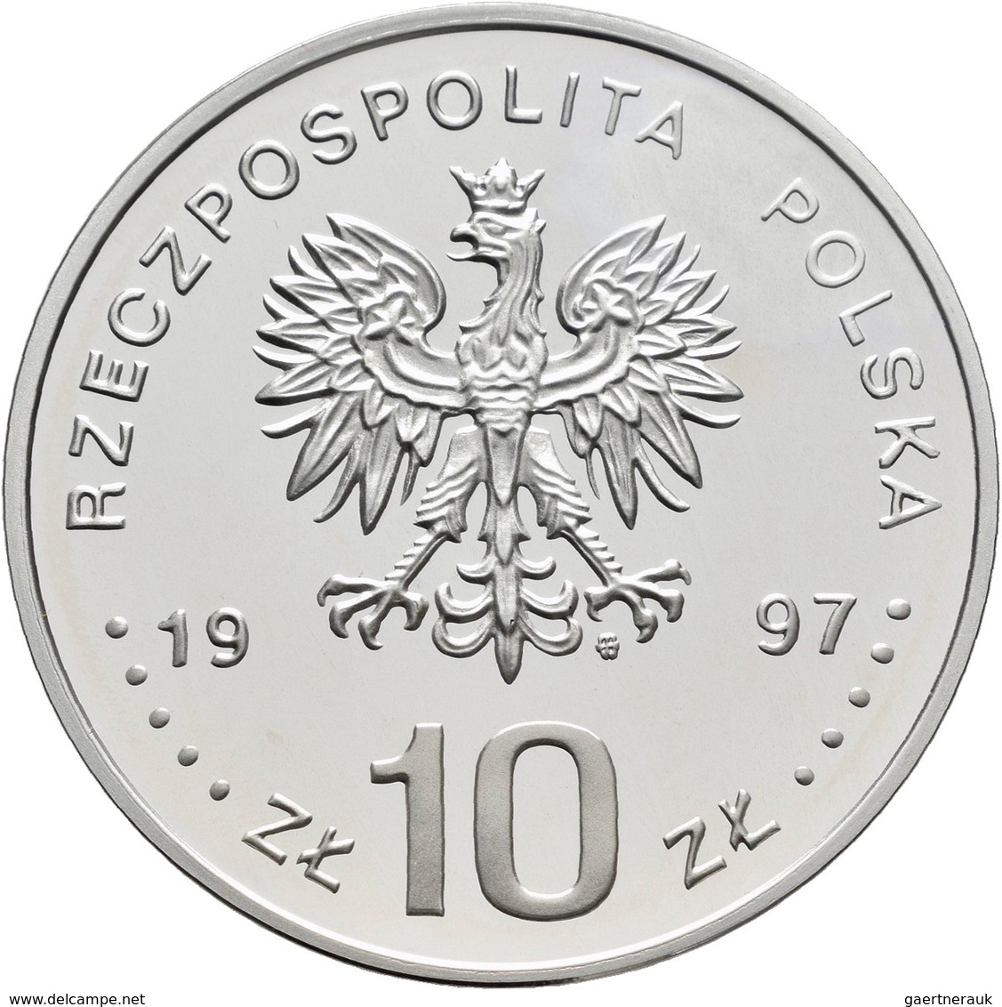 Polen: 10 Zlotych 1997, Stefan Batory, KM# Y 326. Polierte Platte. - Pologne