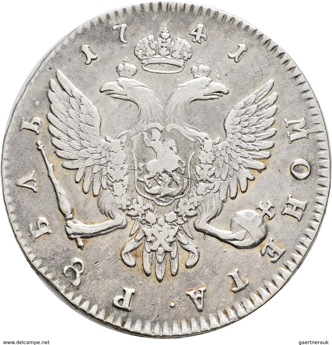 Russland: Ivan VI. (Ioan III. ) 1740-1741: Rubel 1741, Davenport 1676, 25,38 G, Schön-sehr Schön. - Russie