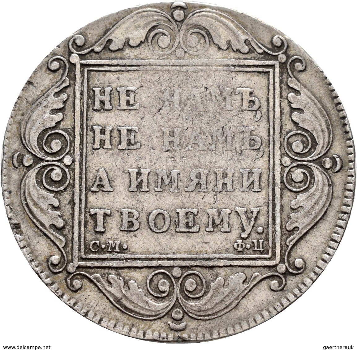 Russland: Paul I. 1796-1801: Rubel 1799, St. Petersburg, Davenport 1688, 20,36 G, Sehr Schön. - Russie