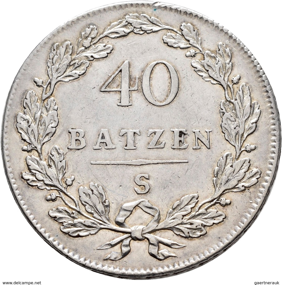 Schweiz: Helvetische Republik: Taler Zu 40 Batzen 1798 S, HMZ 2-1185a, 29,24 G, Sehr Schön. - Andere & Zonder Classificatie