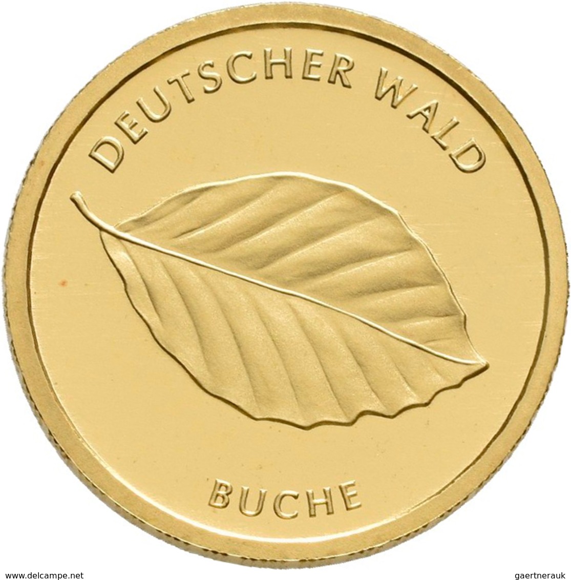 Deutschland - Anlagegold: 4 X 20 Euro 2011 Buche (D,F,F,F), Serie Deutscher Wald. In Original Kapsel - Allemagne