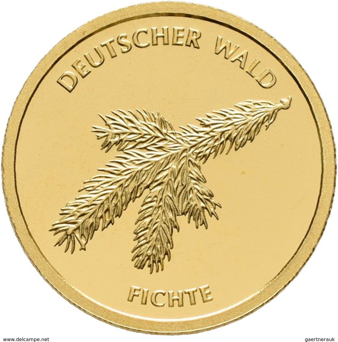 Deutschland - Anlagegold: 2 X 20 Euro 2012 Fichte (J,J), Serie Deutscher Wald. In Original Kapsel, M - Allemagne