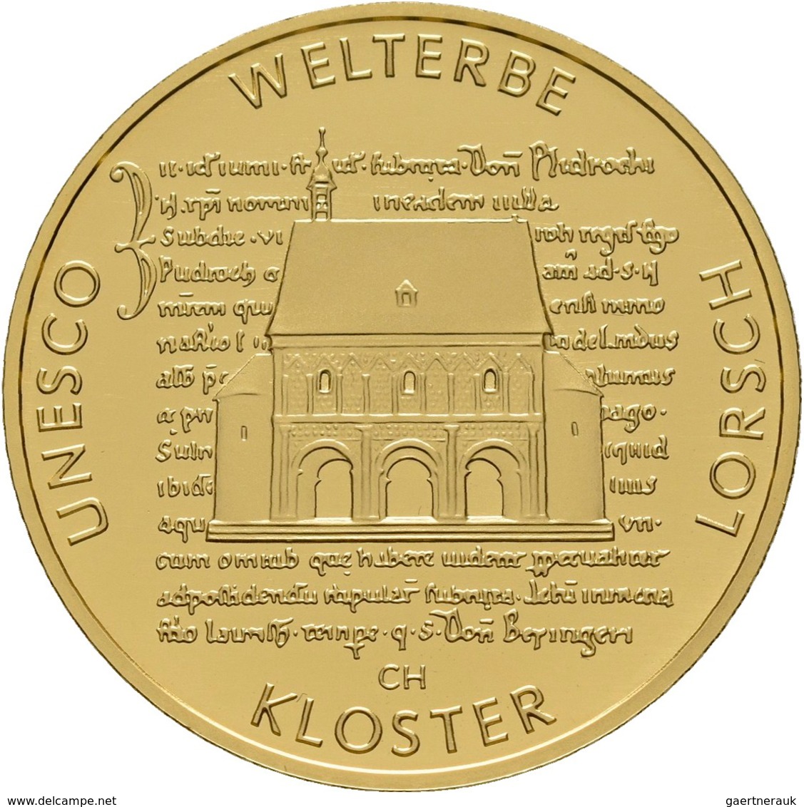 Deutschland - Anlagegold: 100 Euro 2014 Kloster Lorsch (F - Stuttgart), In Originalkapsel Und Etui, - Allemagne