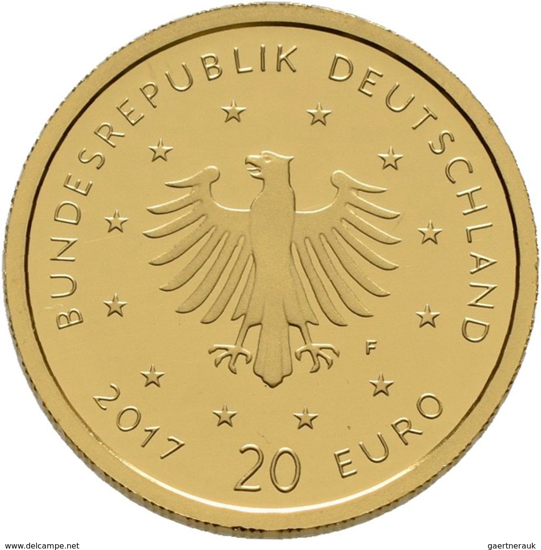 Deutschland - Anlagegold: 20 Euro 2017 Pirol (F), Serie Heimische Vögel. In Original Kapsel, Mit Zer - Deutschland