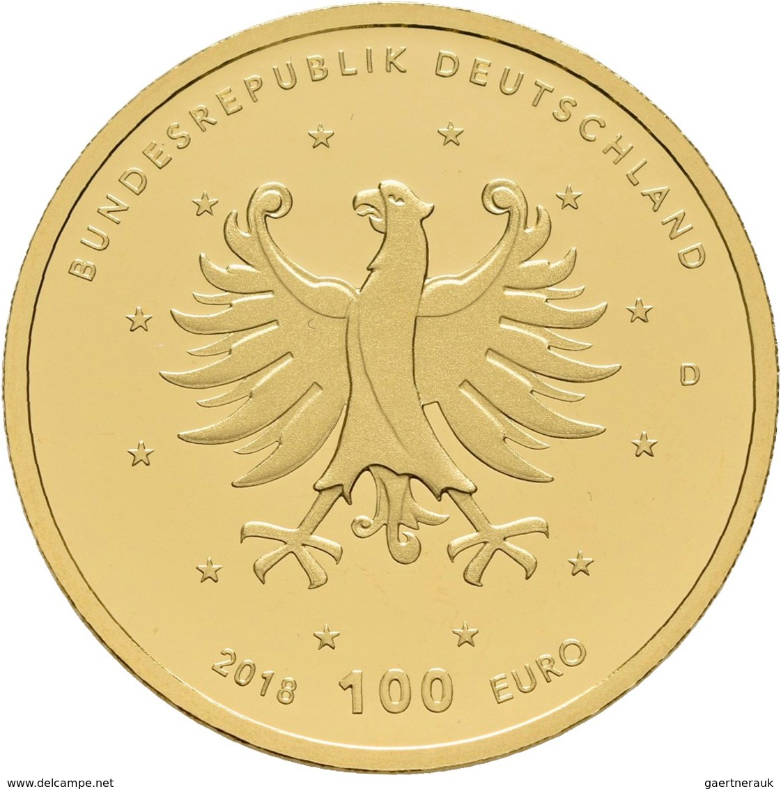 Deutschland - Anlagegold: 4 X 100 Euro 2018 Schlösser In Brühl (A,D,F,G), In Originalkapsel Und Etui - Allemagne