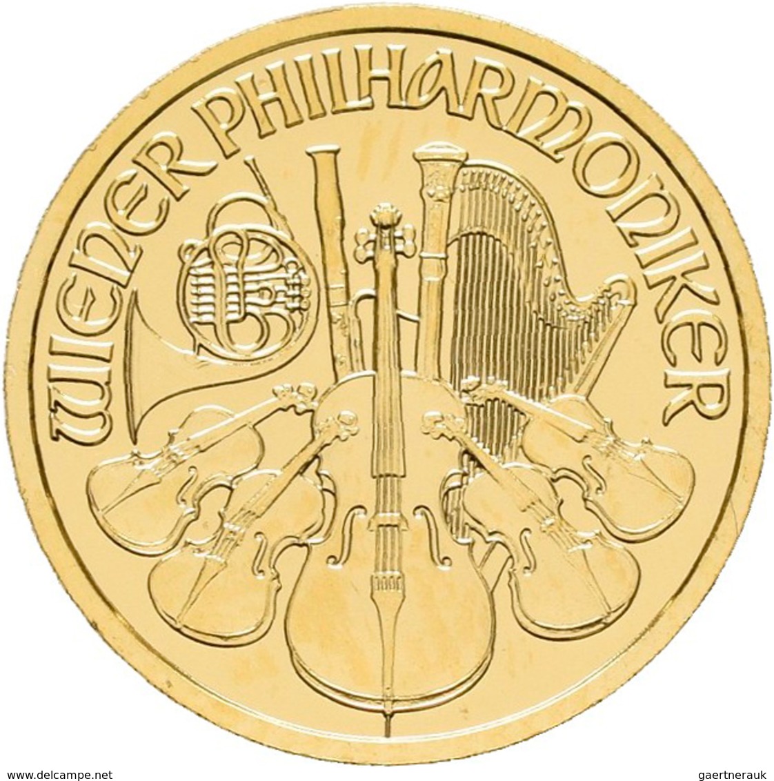 Österreich - Anlagegold: 10 Euro 2005, Wiener Philharmoniker, Gold 999,9, 1/10 Unze, Stempelglanz. - Oostenrijk