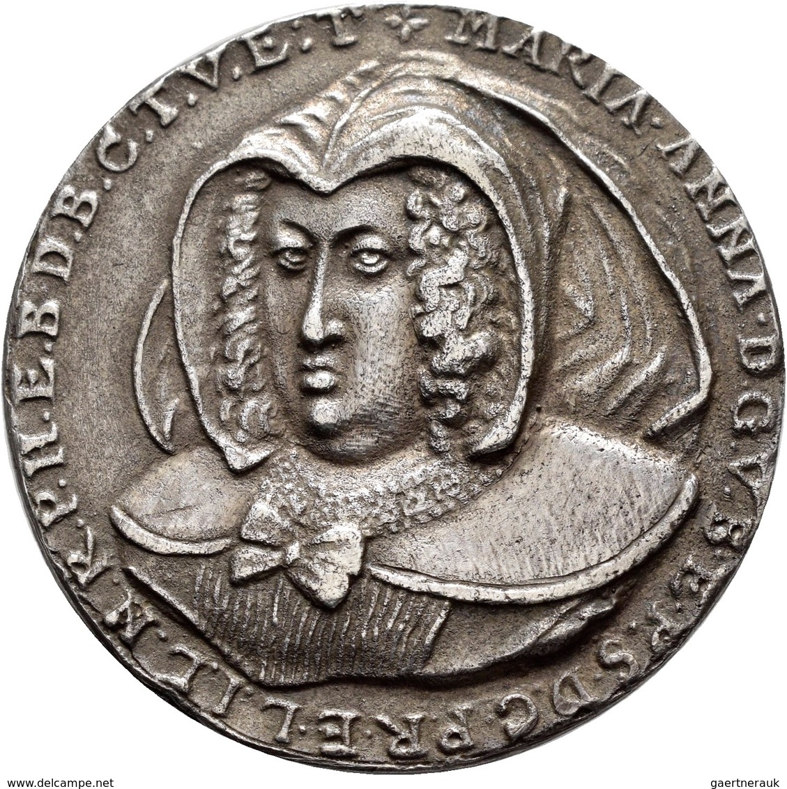 Altdeutschland Und RDR Bis 1800: Bayern-Kurfürstentum, Ferdinand Maria 1651-1679: Silbergussmedaille - Sonstige & Ohne Zuordnung