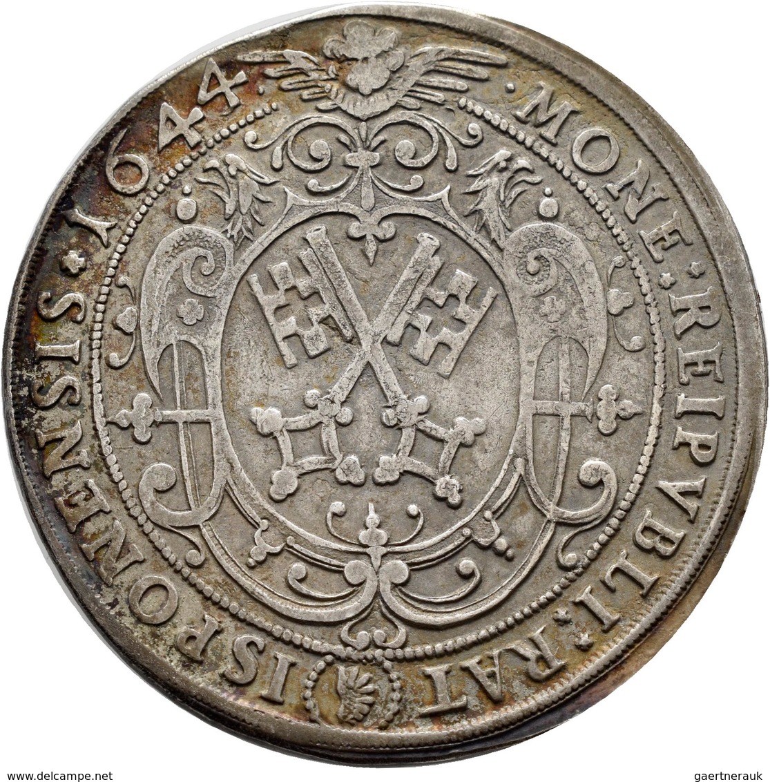 Altdeutschland Und RDR Bis 1800: Regensburg: Reichstaler 1644, Mit Titel Ferdinand III., 25,78 G, Be - Sonstige & Ohne Zuordnung