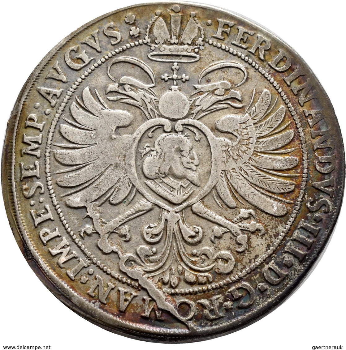 Altdeutschland Und RDR Bis 1800: Regensburg: Reichstaler 1644, Mit Titel Ferdinand III., 25,78 G, Be - Sonstige & Ohne Zuordnung