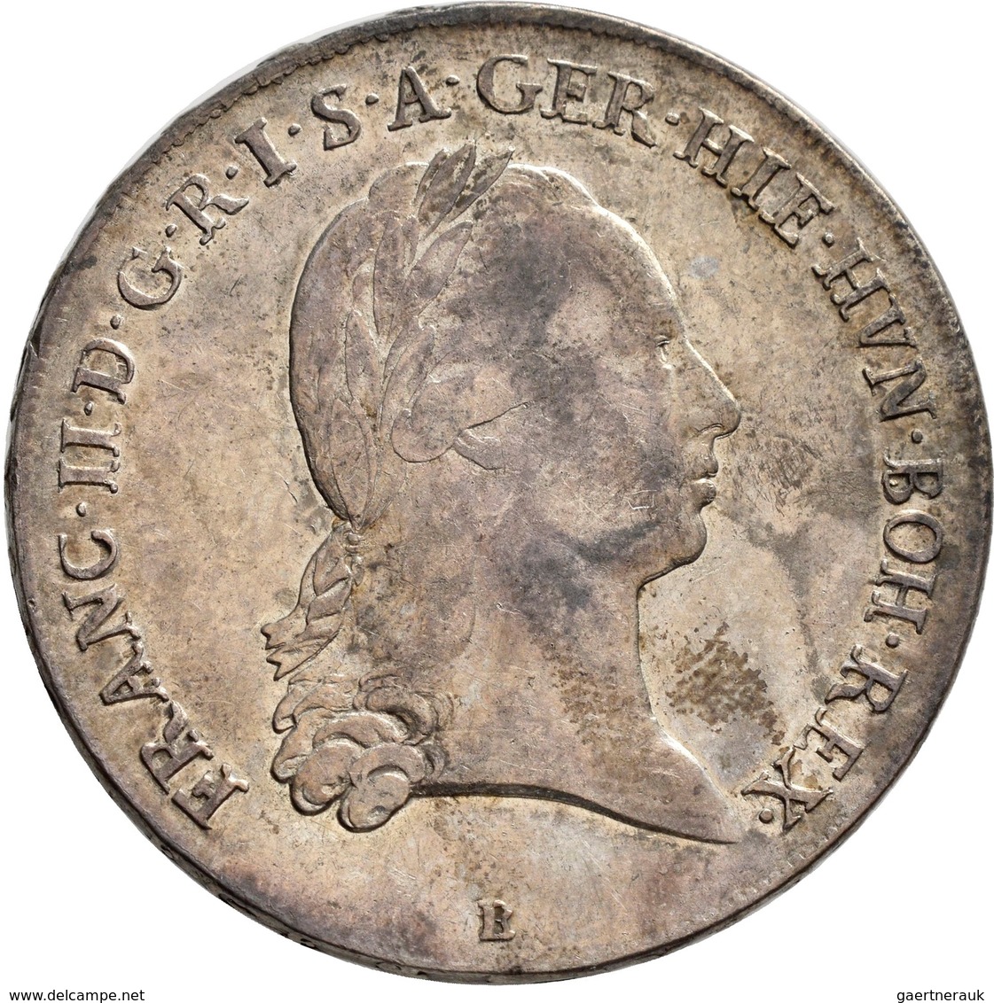 Haus Habsburg: Franz II. 1792-1806: Kronentaler 1796 B, Kremnitz, Davenport 1180, 29,37 G, Fast Vorz - Sonstige – Europa