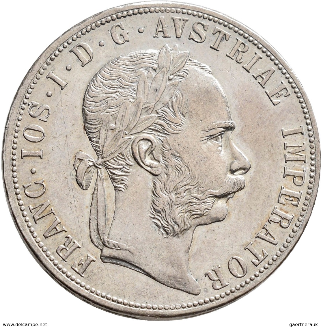 Haus Habsburg: Franz Joseph I. 1848-1916: Doppelgulden / 2 Florin 1889. Herinek 518, Jaeger 343, Frü - Sonstige – Europa