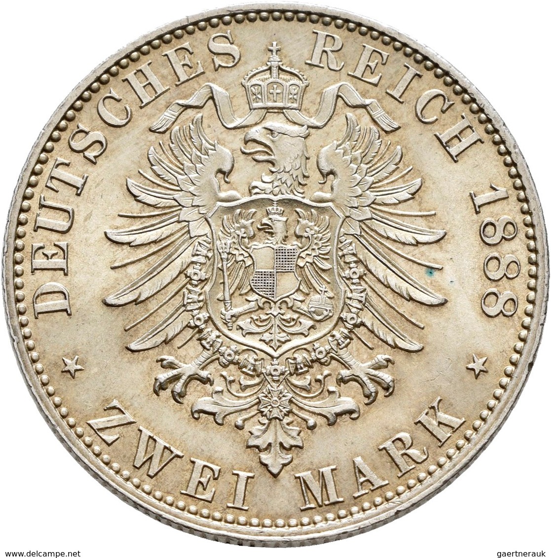 Preußen: Friedrich III. 1888: 5 Mark 1888 A, Jaeger 99, Sehr Schön, Dazu Noch 2 Mark 1888 A, Jaeger - Taler Et Doppeltaler