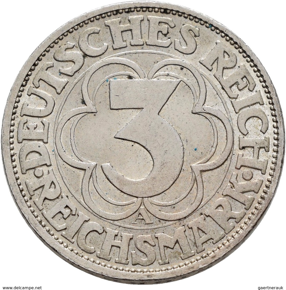 Weimarer Republik: 3 Reichsmark 1927 A, Nordhausen, Jaeger 327, Fast Vorzüglich. - Autres & Non Classés