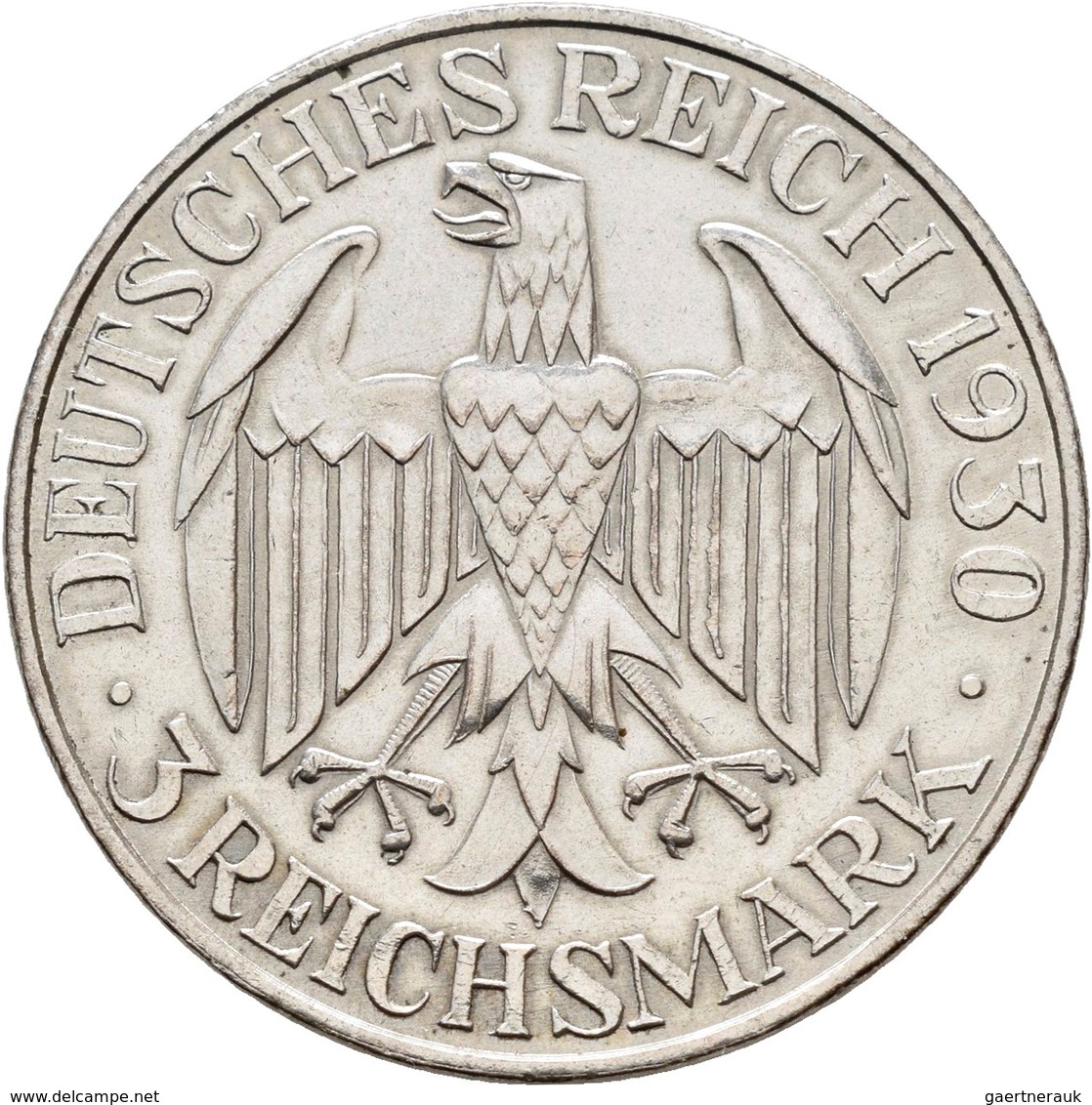 Weimarer Republik: Lot 2 Stück; 5 Reichsmark 1930 A Sowie 3 Reichsmark 1930 A Zeppelin, Jaeger 342, - Andere & Zonder Classificatie