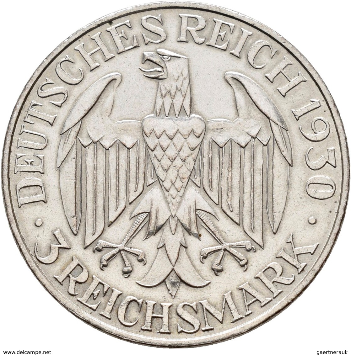 Weimarer Republik: Lot 2 Stück; 5 Reichsmark 1930 A Sowie 3 Reichsmark 1930 A Zeppelin, Jaeger 342, - Autres & Non Classés