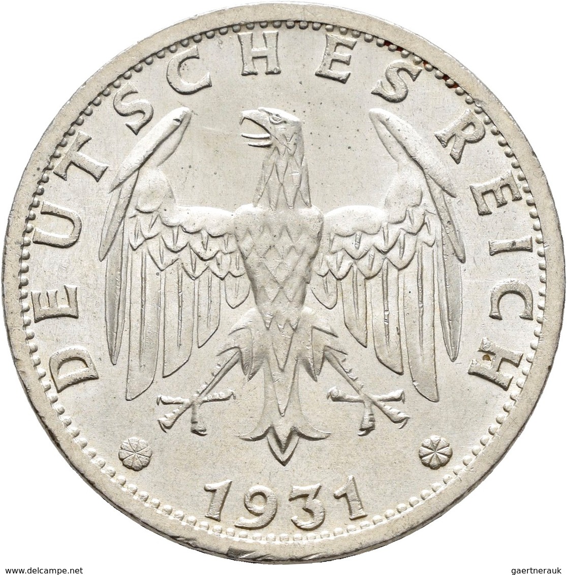 Weimarer Republik: 3 Reichsmark 1931 A, Kursmünze, Jaeger 349, Kratzer, Sehr Schön - Vorzüglich. - Andere & Zonder Classificatie