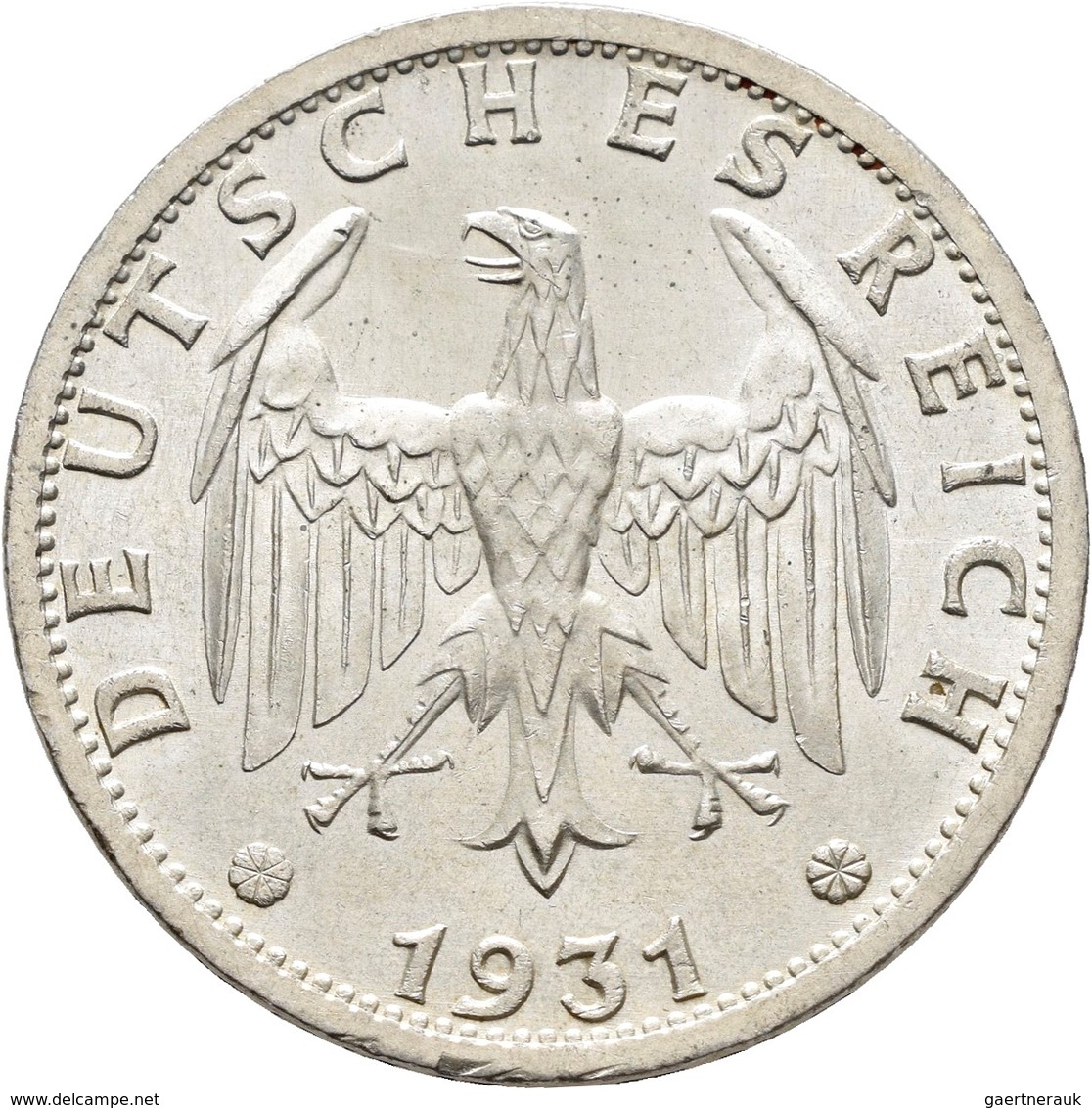 Weimarer Republik: 3 Reichsmark 1931 A, Kursmünze, Jaeger 349, Kratzer, Sehr Schön - Vorzüglich. - Autres & Non Classés