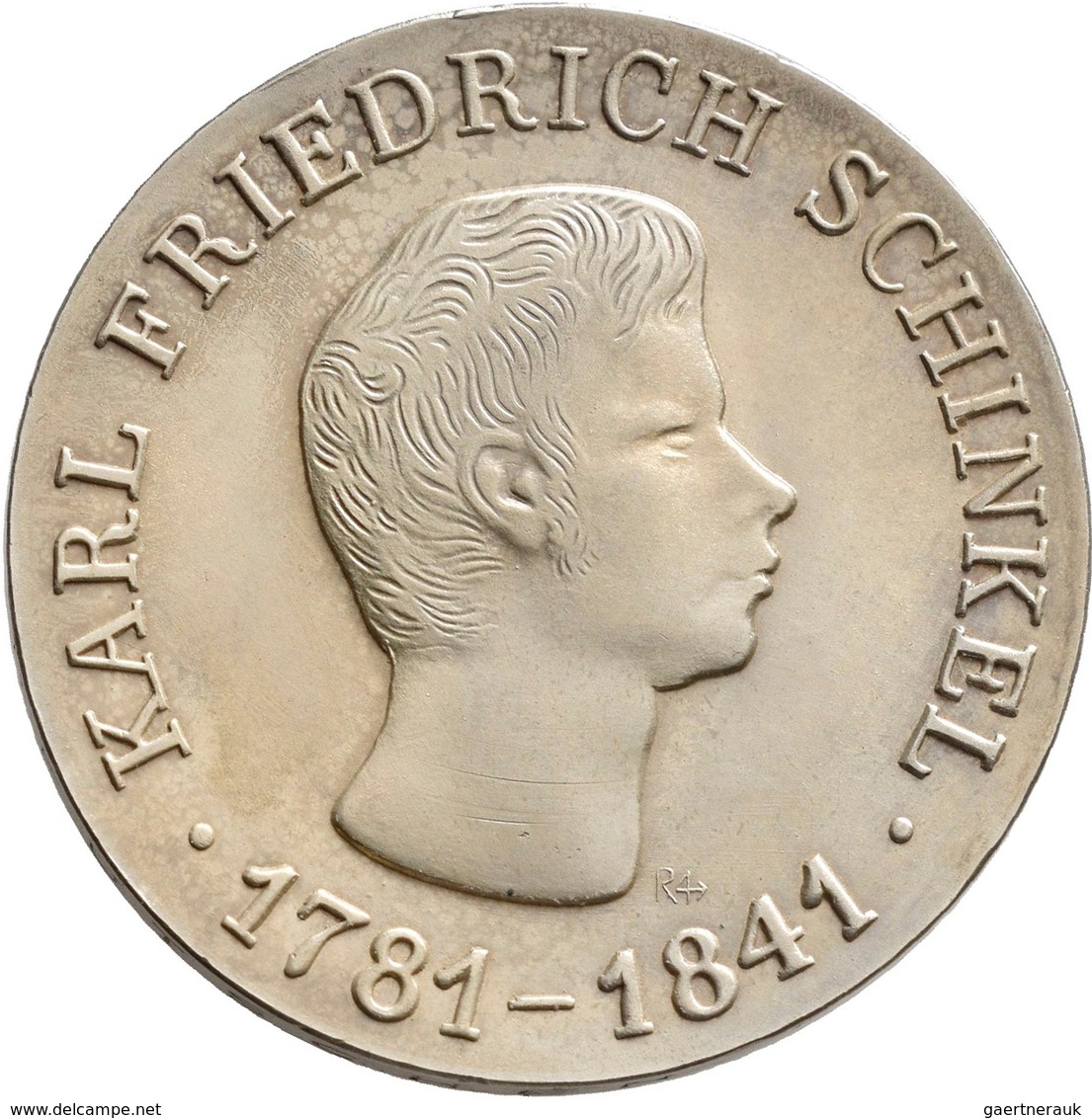 DDR: 10 Mark 1966, Karl Friedrich Schinkel, Jaeger 1517, Schöne Patina, Vorzüglich. - Autres & Non Classés