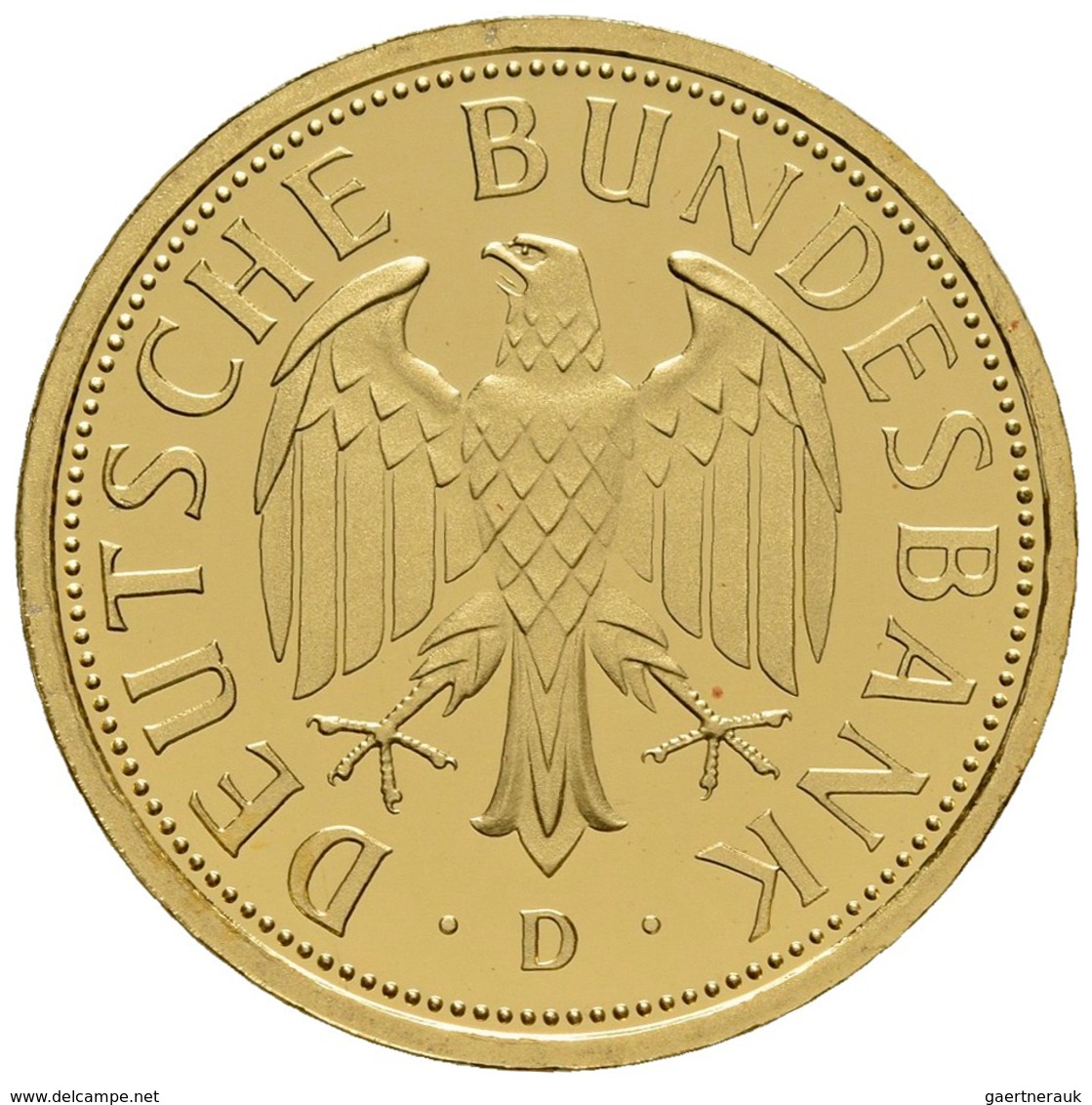 Bundesrepublik Deutschland 1948-2001 - Goldmünzen: Goldmark 2001 D (München), Jaeger 481, In Origina - Sonstige & Ohne Zuordnung