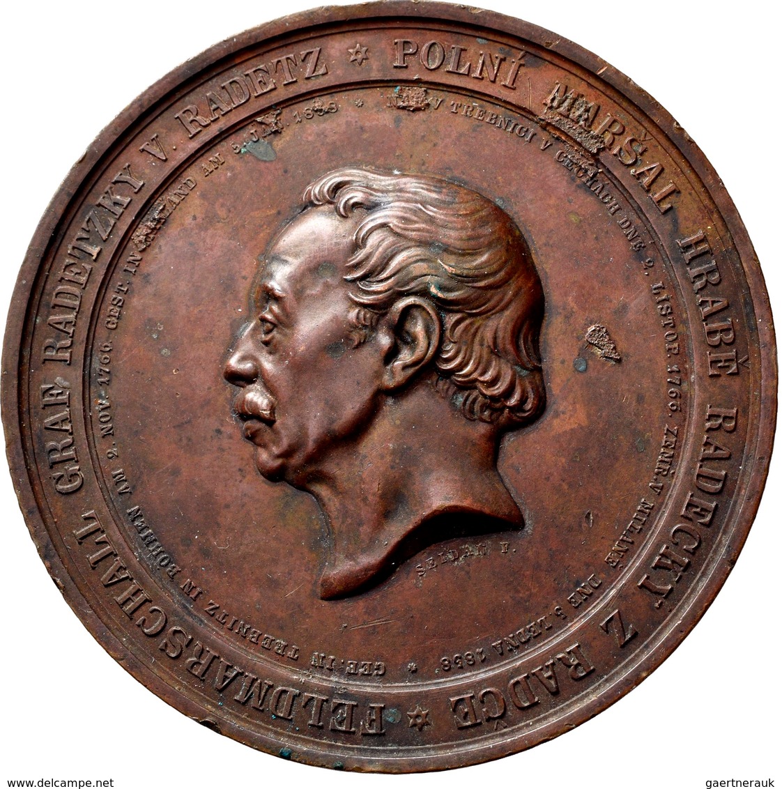 Medaillen Alle Welt: Österreich-Haus Habsburg, Franz Joseph I. 1848-1916: Bronzemedaille 1859 Von W. - Non Classés