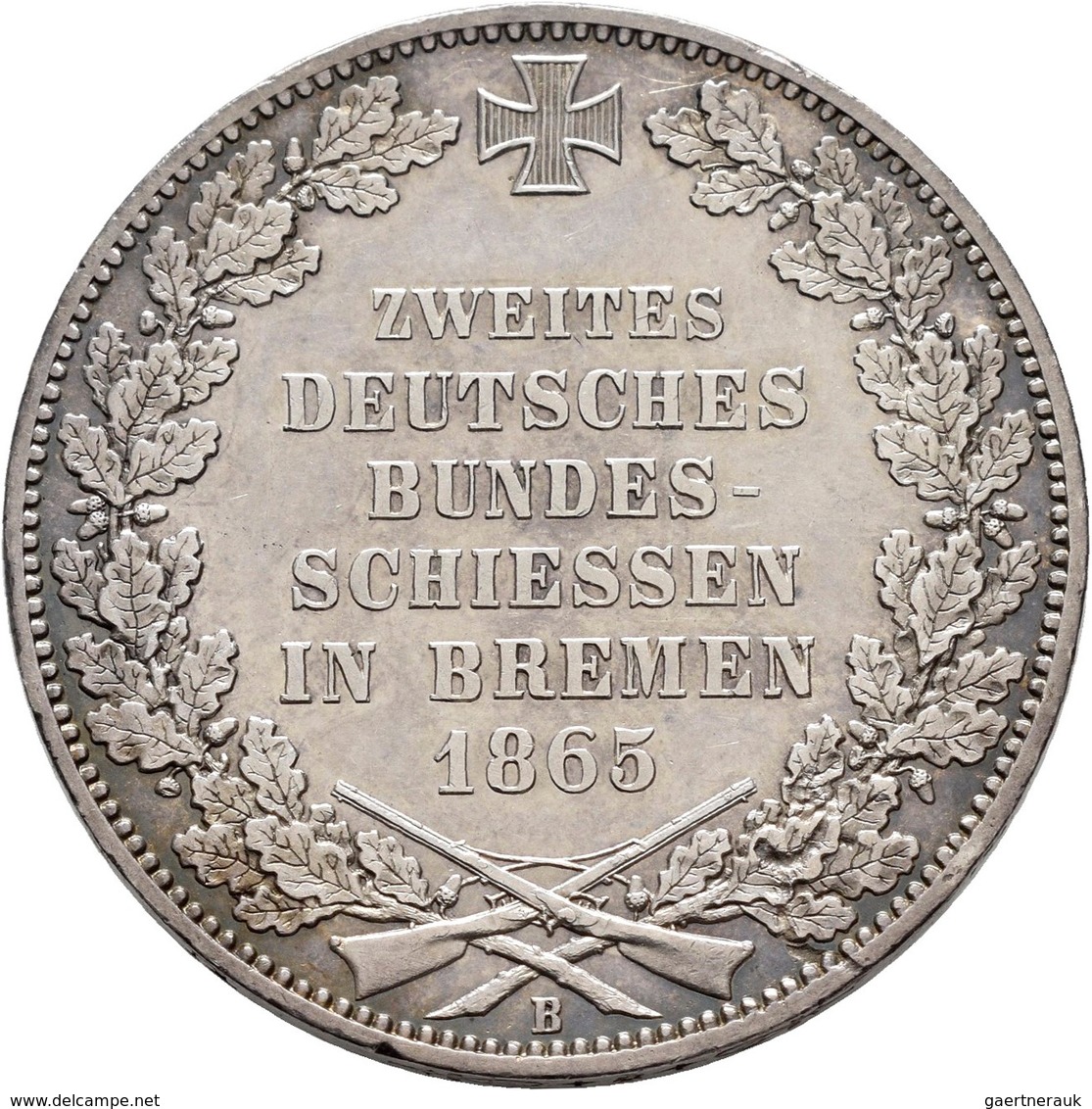 Medaillen Deutschland: 2. Deutsches Bundes Schießen 1862 In Bremen: Lot 2 Medaillen, Gedenktaler 186 - Sonstige & Ohne Zuordnung