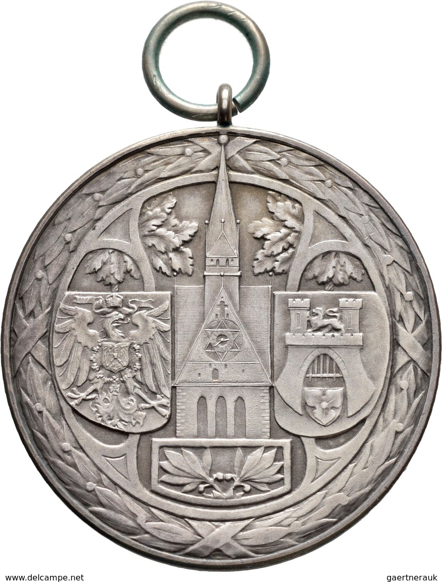 Medaillen Deutschland: 14. Deutsches Bundes-Schießen 1903 In Hannover: Lot 2 Medaillen; Goldmedaille - Sonstige & Ohne Zuordnung