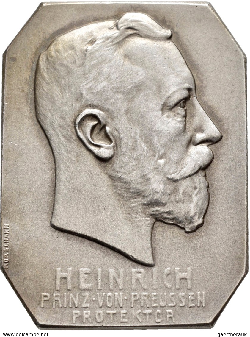 Medaillen Deutschland: 17. Deutsches Bundes-Schießen 1912 in Frankfurt a.M.: Lot 5 Medaillen; Goldme