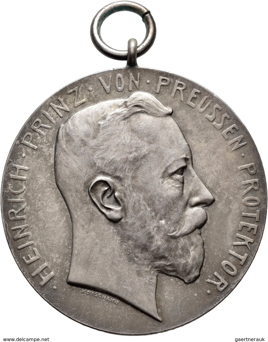 Medaillen Deutschland: 17. Deutsches Bundes-Schießen 1912 in Frankfurt a.M.: Lot 5 Medaillen; Goldme