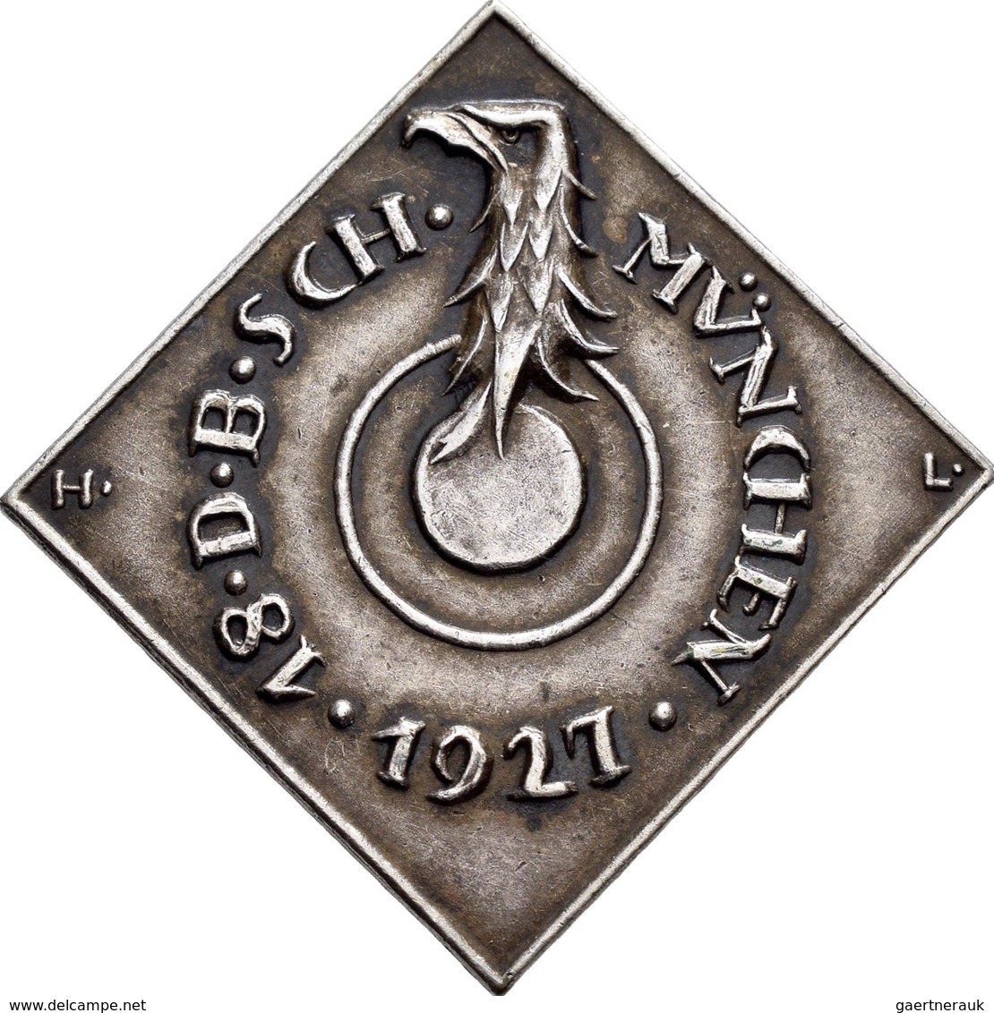 Medaillen Deutschland: 18. Deutsches Bundes-Schießen 1927 In München.: Lot 3 Medaillen; 2 X Silberme - Autres & Non Classés