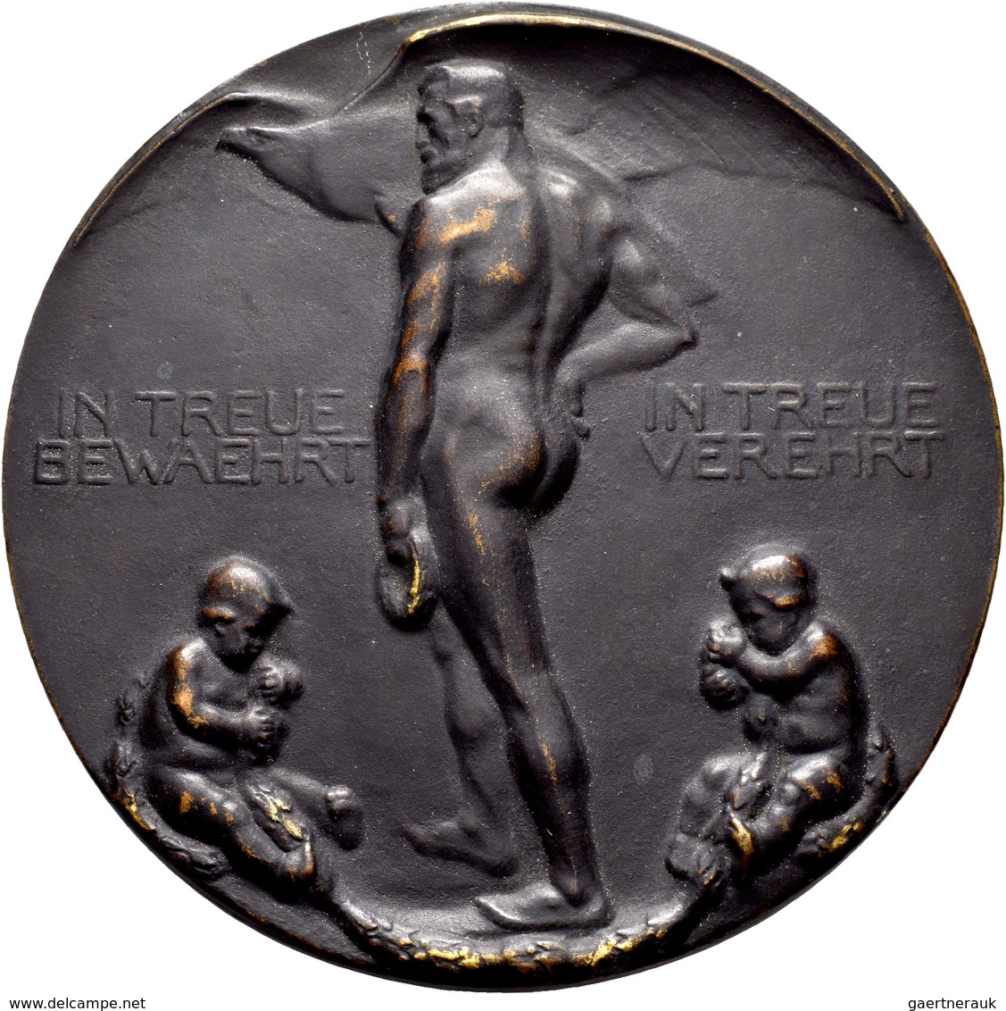 Medaillen Deutschland: Berlin: Bronzegussmedaille 1907, Unsigniert, Auf Max Friedrich Weise, Widmung - Other & Unclassified