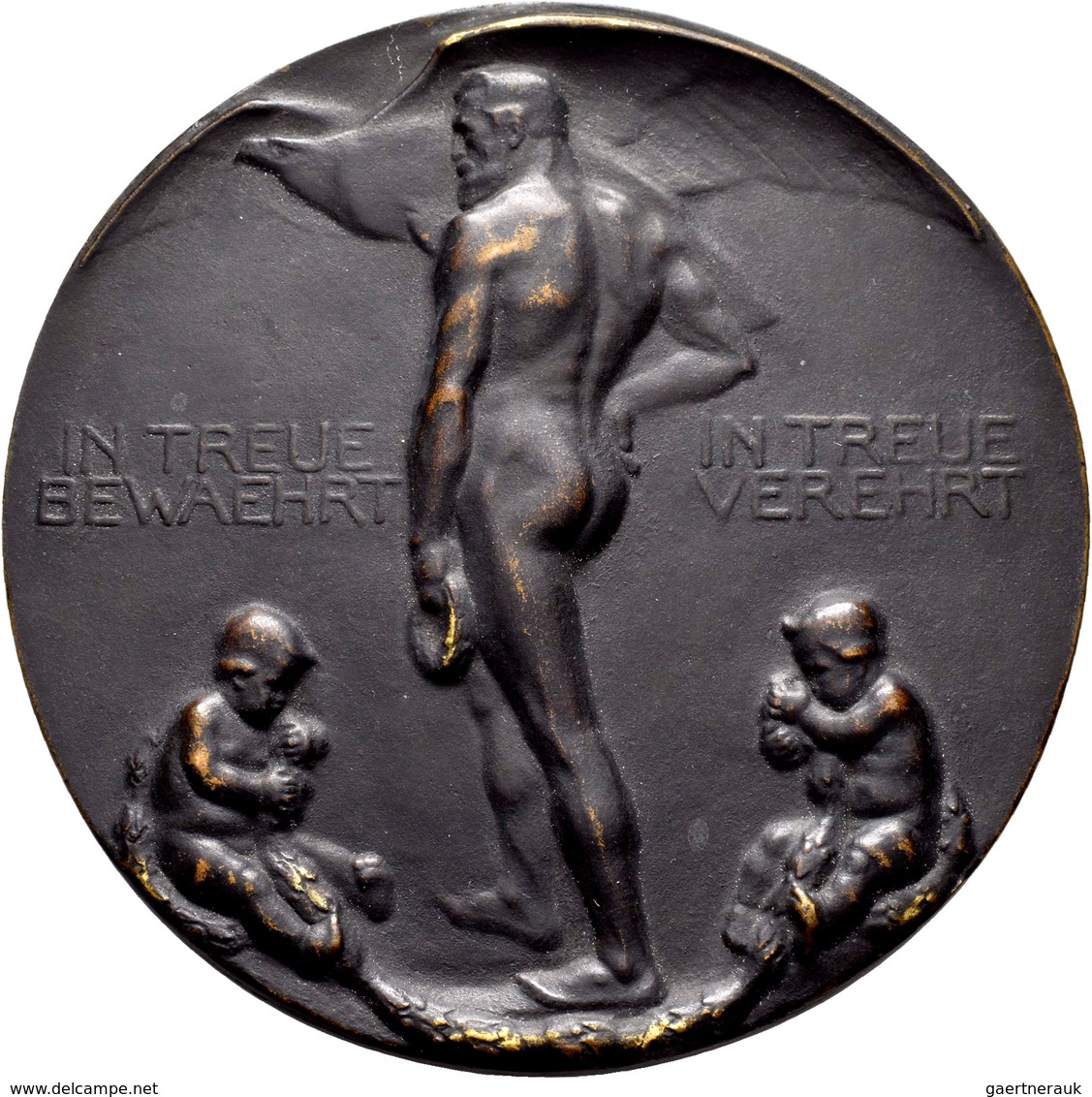 Medaillen Deutschland: Berlin: Bronzegussmedaille 1907, Unsigniert, Auf Max Friedrich Weise, Widmung - Autres & Non Classés