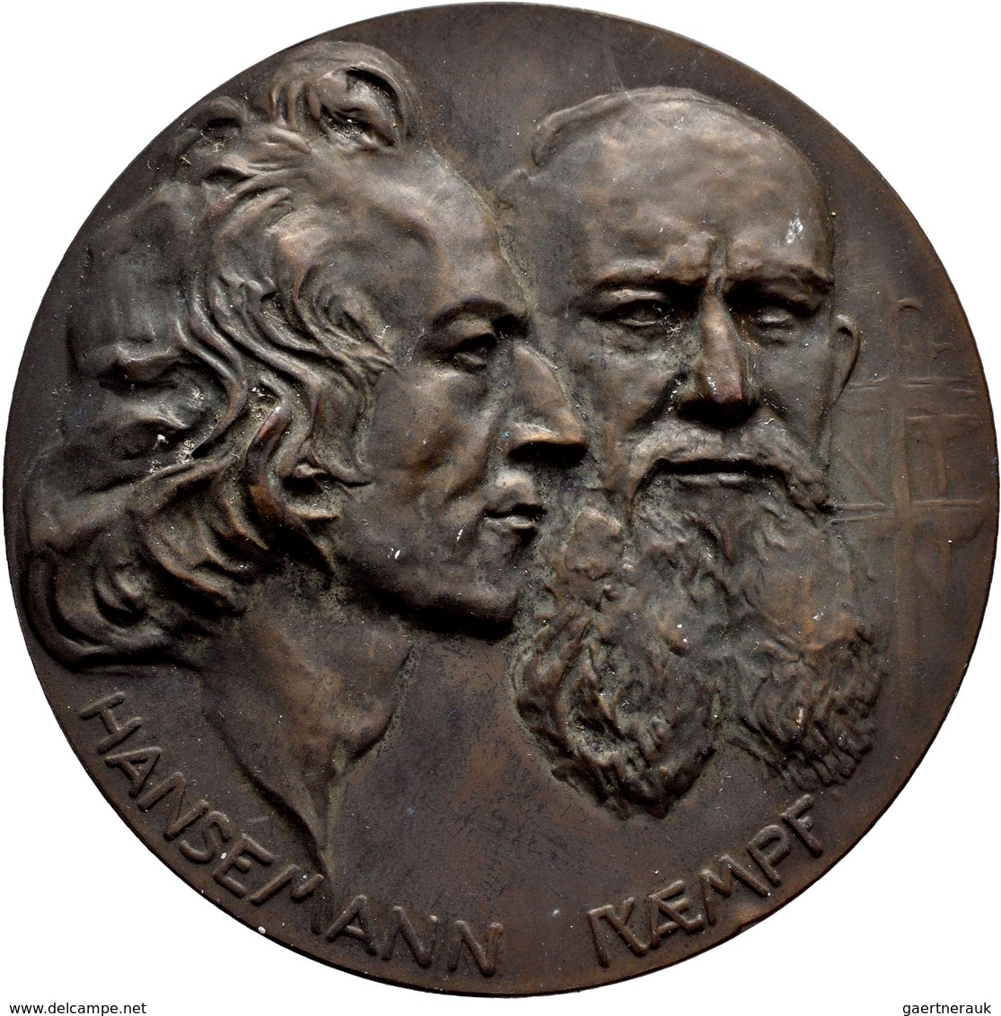 Medaillen Deutschland: Heidelberg:Bronzegussmedaille 1911, Von Klinger, Auf Die 50-Jahrfeier Des Ers - Andere & Zonder Classificatie