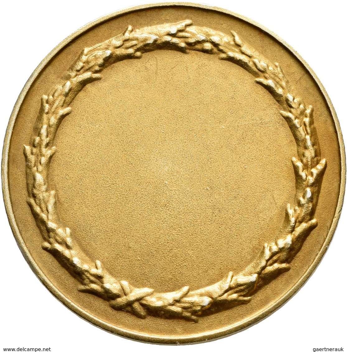 Medaillen Deutschland: Jugendstil Goldmedaille O.J., (1908), Stempel Von Dasio, Prämie Des ADAC, Mit - Autres & Non Classés