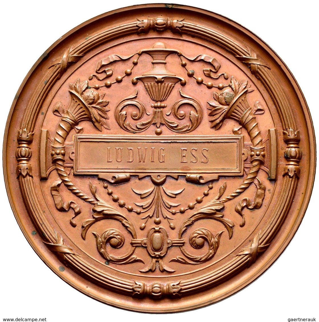 Medaillen Deutschland - Geographisch: Frankfurt A.M.: Bronzemedaille 1881 Von Giesenberg/Scharff. Au - Autres & Non Classés