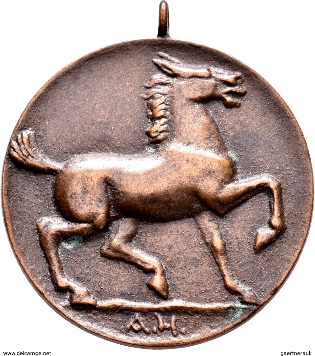 Medaillen Deutschland - Geographisch: Vaihingen An Der Enz, Württemberg: Bronzegußmedaille 1924 Von - Andere & Zonder Classificatie