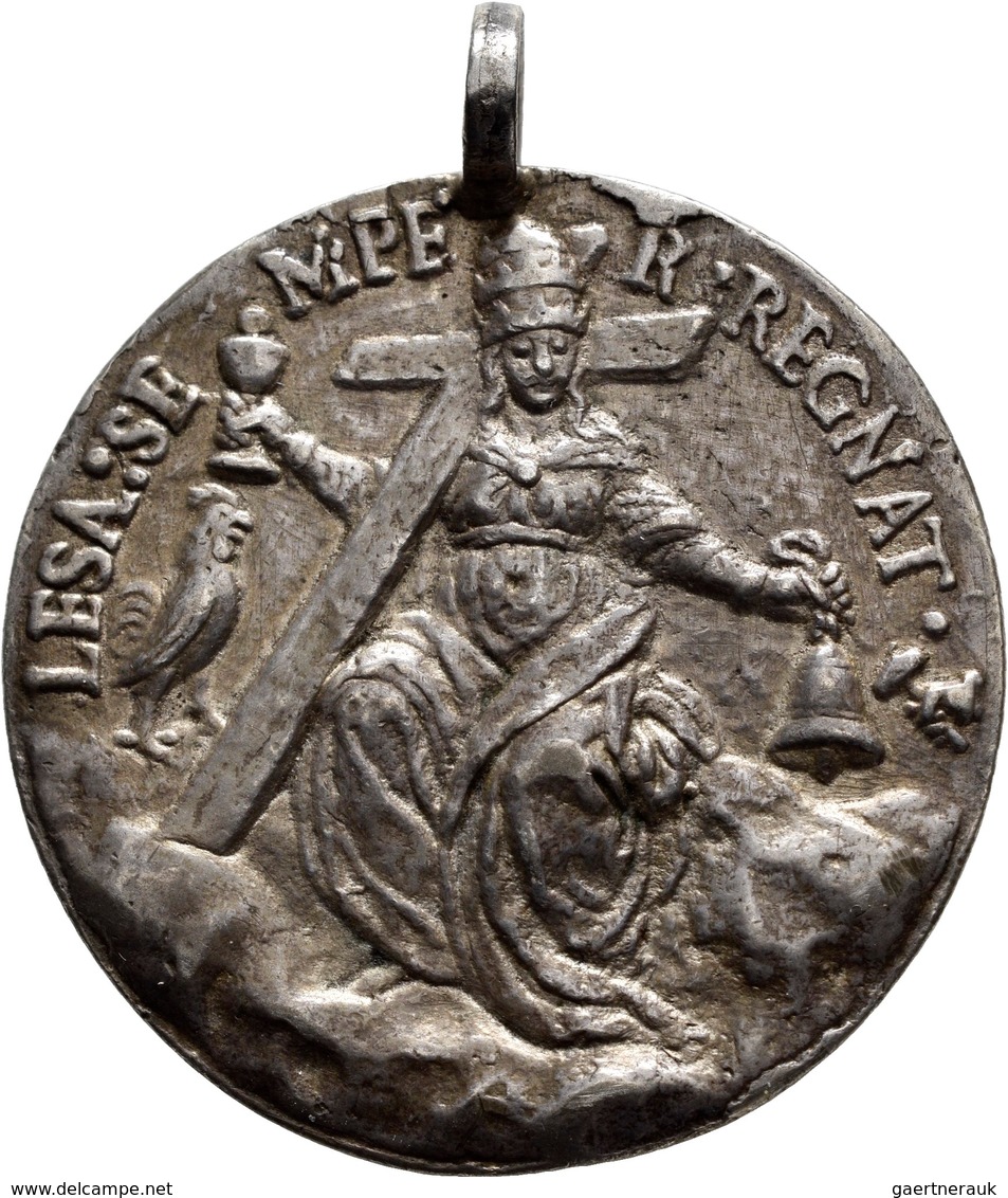 Medaillen - Religion: Admont-Abtei, Johannes IV. Hoffmann 1581-1614: Silbermedaille O.J., Von Pietro - Ohne Zuordnung