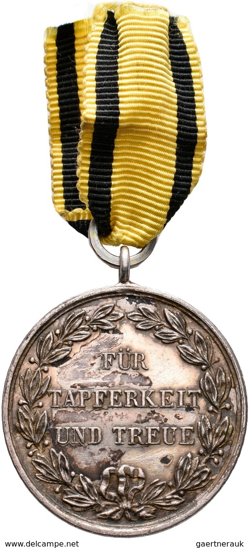 Orden & Ehrenzeichen: Württemberg, Wilhelm II. 1891-1918: Lot 2 Silbermedaillen; Silberne Schießpräm - Autres & Non Classés