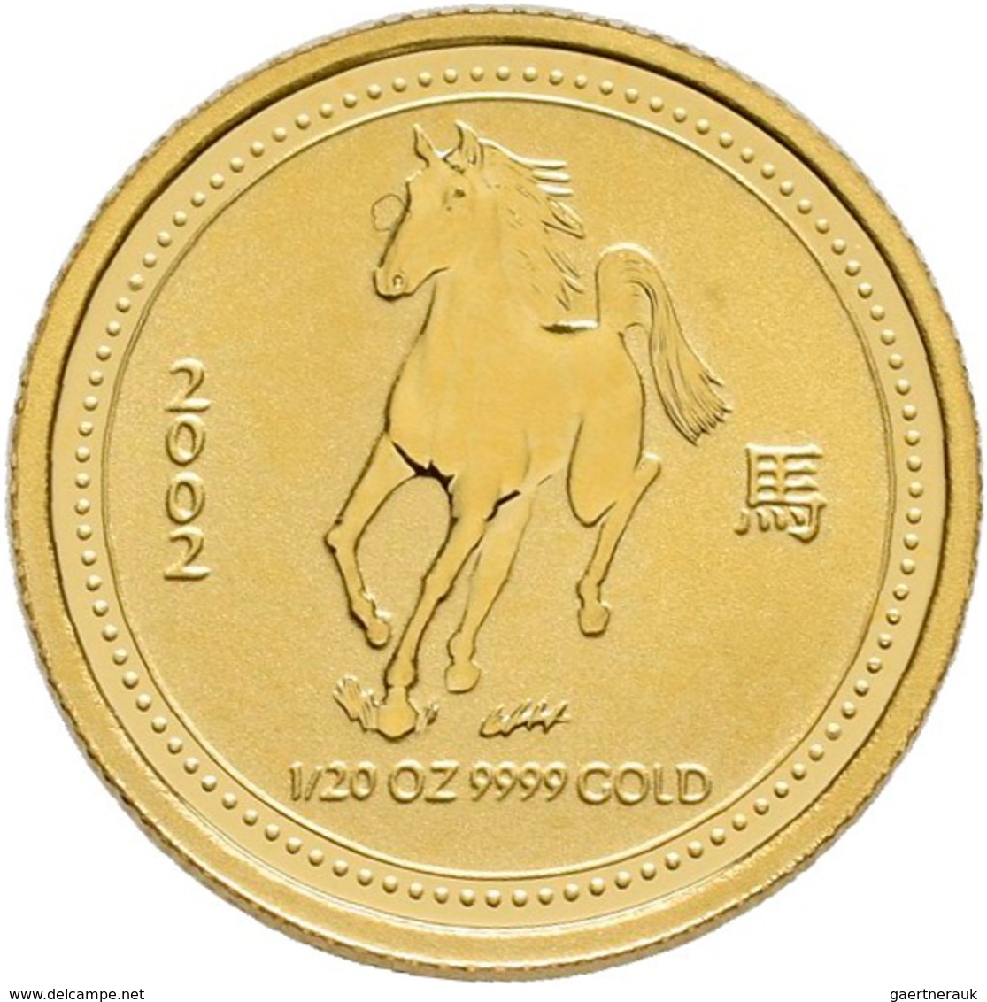 Alle Welt  - Anlagegold: Lot 13 Goldmünzen alle Welt; Australien: 5 Dollars 2002 (Fein 1,55 g), 5 Do