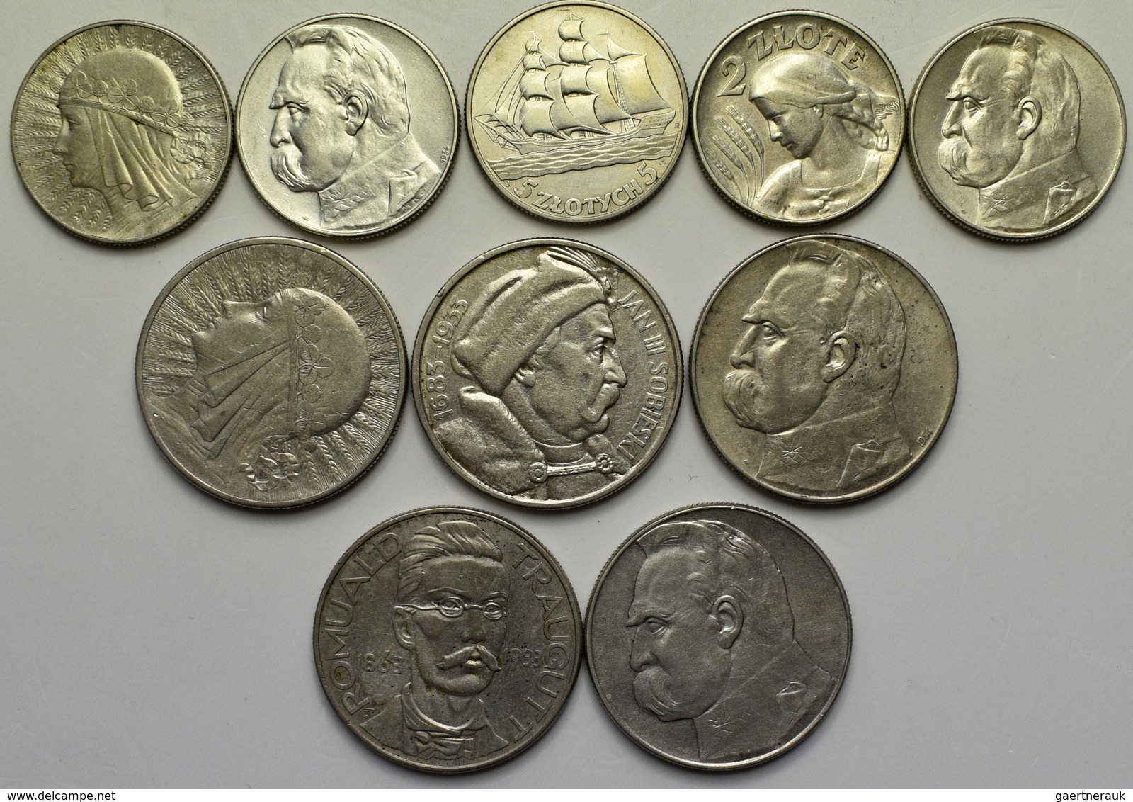Polen: Sammlung Diverse Münzen Aus Polen, Dabei Umlaufmünzen Und Gedenkmünzen, überwiegend Aus Unedl - Polen