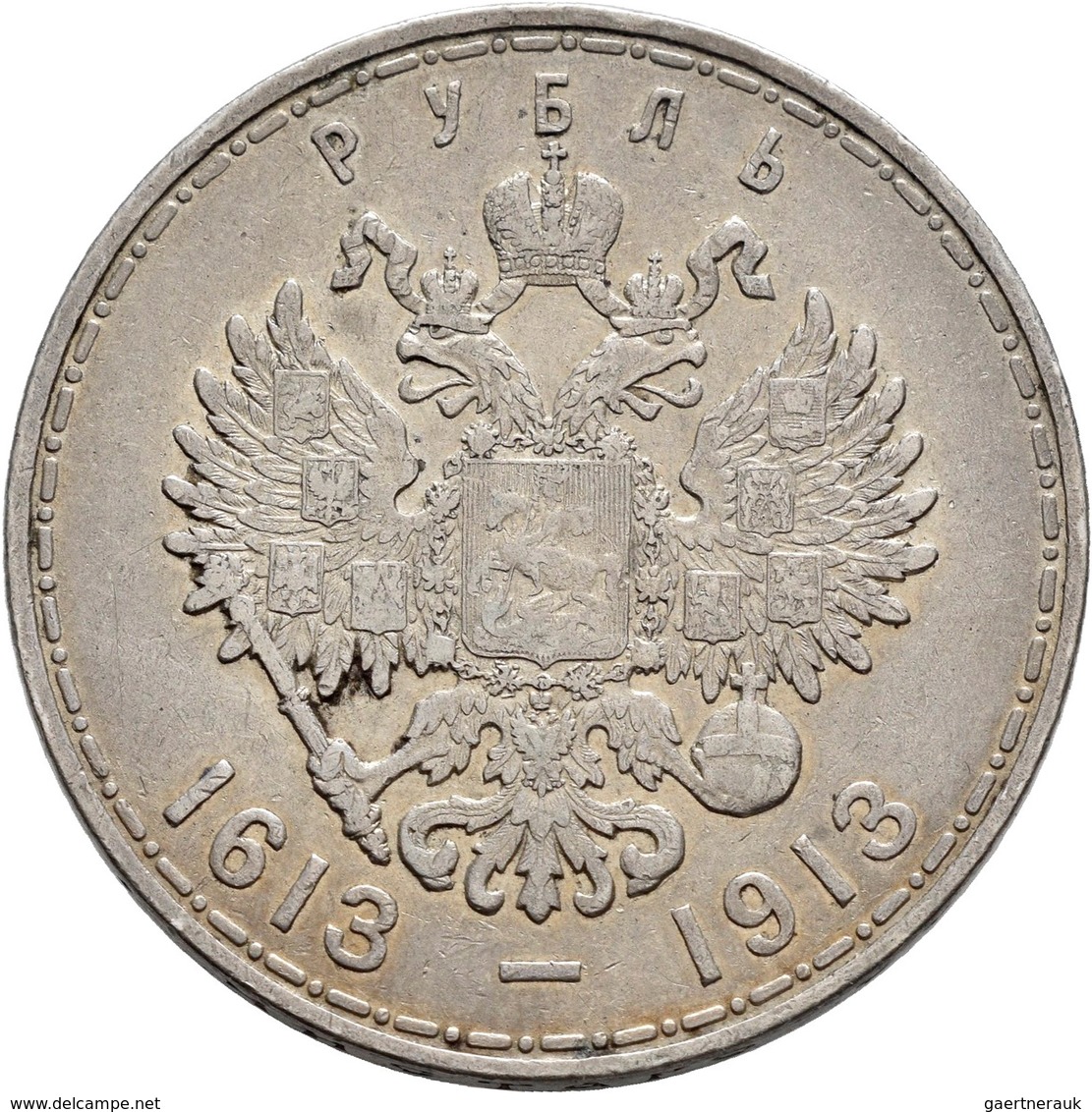 Russland: Lot 3 Stück; Rubel 1892, 1901, 1913 (300 Jahre Romanov), Fast Sehr Schön, Sehr Schön. - Russie