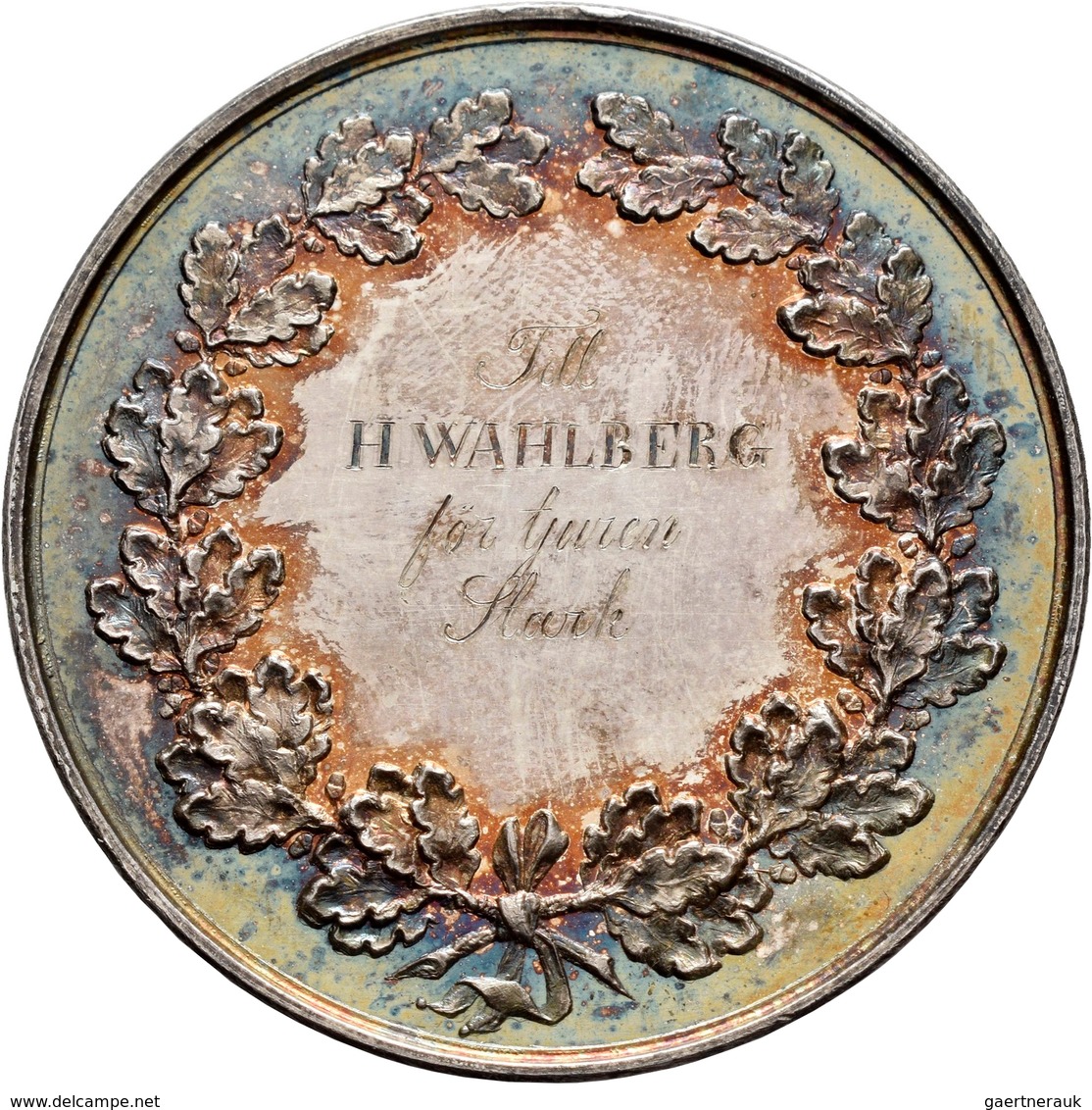 Schweden: Lot 25 Schwedischer Medaillen In Silber Und Bronze, U. A. Bronzene Prämienmedaille 1845, V - Schweden