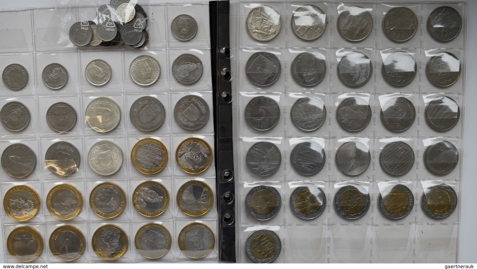 Schweiz: Lot 72 Münzen; 12 X 10 Franken Gedenkmünzen, 26 X 5 Franken Gedenkmünzen, Sowie 5,2 Und 1 F - Andere & Zonder Classificatie