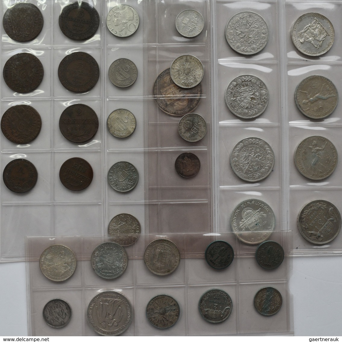 Haus Habsburg: Kleines Lot An Münzen Aus Österreich-Ungarn, überwiegend Silbermünzen Um 1900 Wie Flo - Andere - Europa