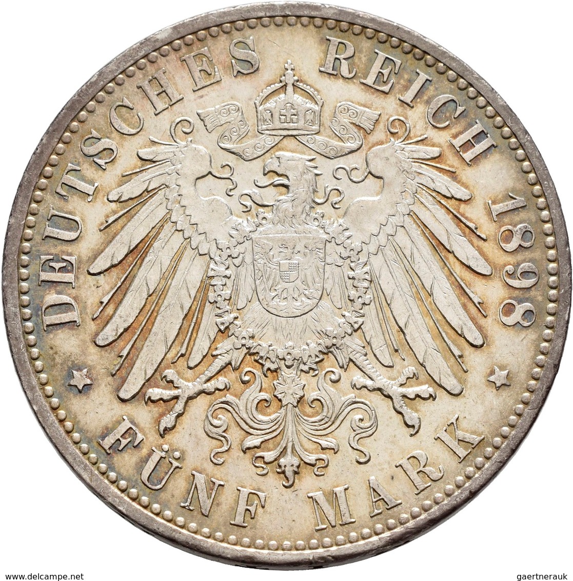 Umlaufmünzen 2 Mark Bis 5 Mark: Lot Mit 26 Silbermünzen Des Deutschen Kaiserreichs: Baden 3 Mark 191 - Taler En Doppeltaler