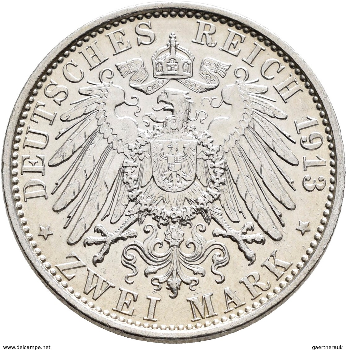 Umlaufmünzen 2 Mark bis 5 Mark: Preussen: Lot 7 Stück; 5 + 3 Mark 1901 (200 Jahrfeier); 3 + 2 Mark 1