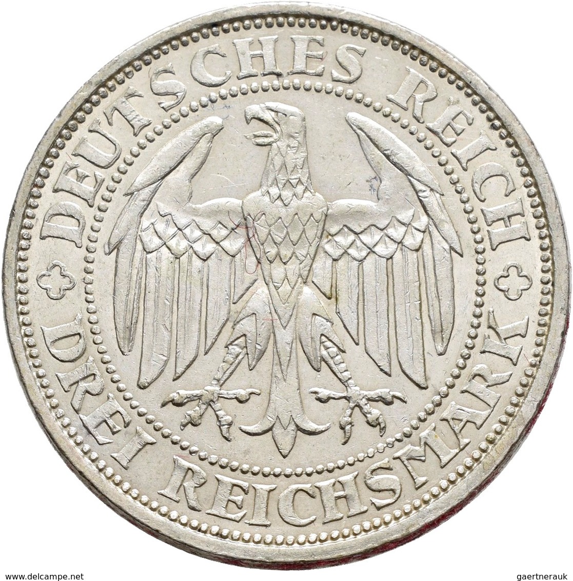 Weimarer Republik: Lot 25 Münzen;dabei 3 Mark 1924 A, 3 Reichsmark 1929 A Waldeck, 1929 E Meißen, 19