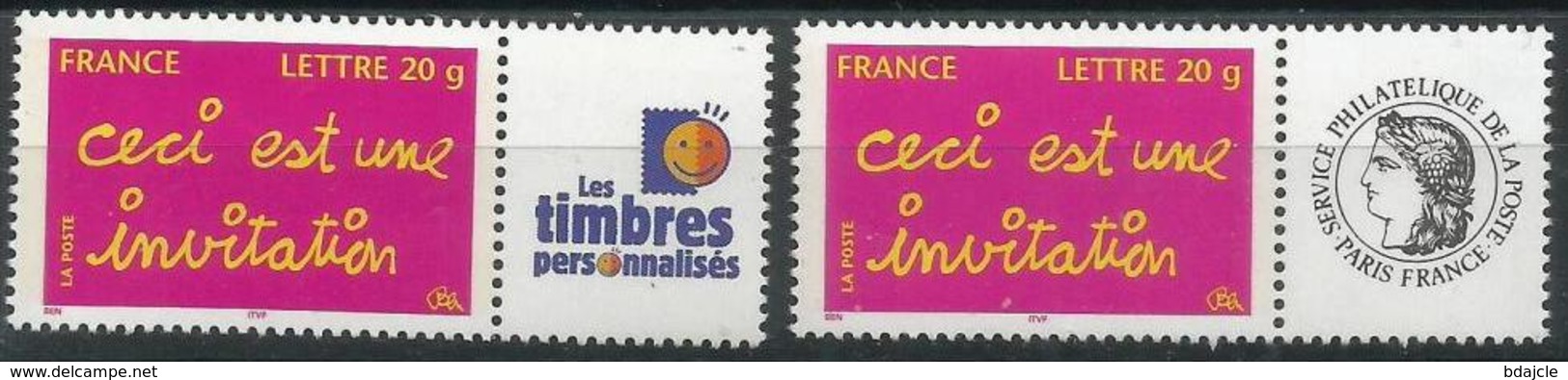 Ceci Est Une Invitation - Y&T 3760A Neufs ** - Autres & Non Classés