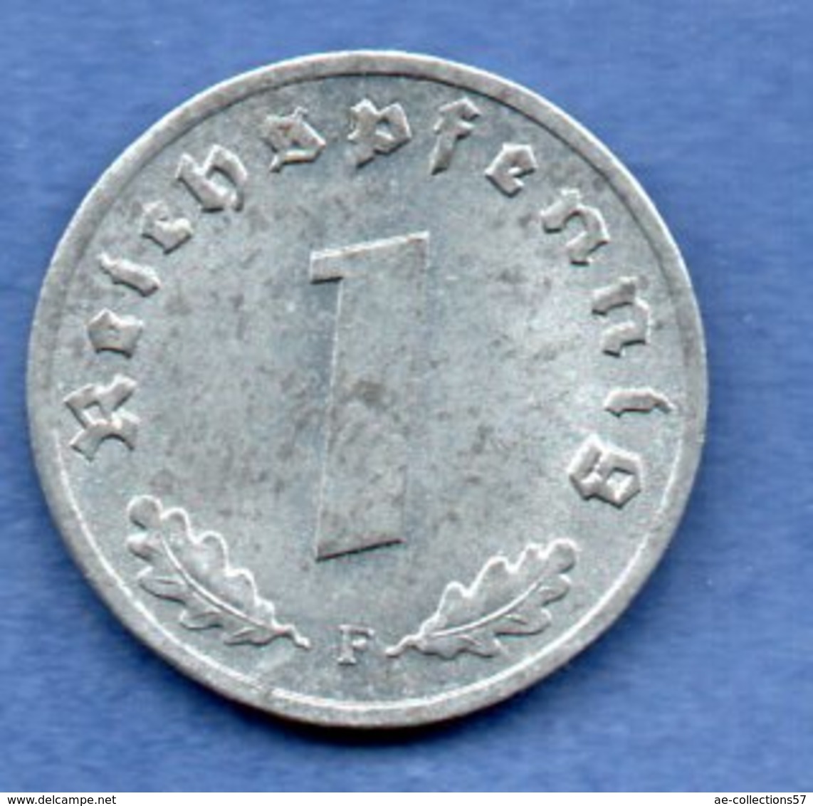 Allemagne - 1 Reichspfennig 1942 F  - Km # 97  -- état SUP  -- - 1 Reichspfennig